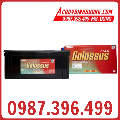 Ắc Quy COLOSSUS N120 (12V-120Ah)