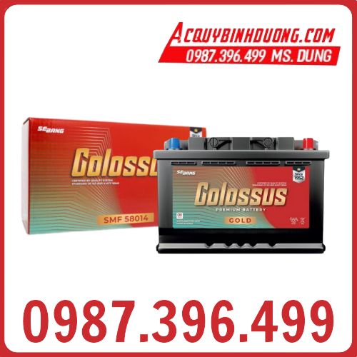 Ắc Quy COLOSSUS SMF 58014 DIN80 (12V-80Ah)