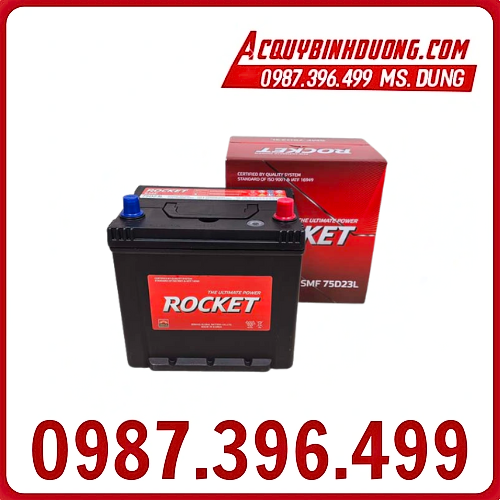Ắc Quy ROCKET SMF 75D23L (12V- 65ah) 