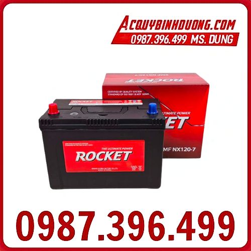 Ắc Quy ROCKET SMF NX120-7L/R (12V-90ah) 