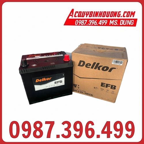 Ắc Quy Delkor Q85 95D23L 12V 65Ah