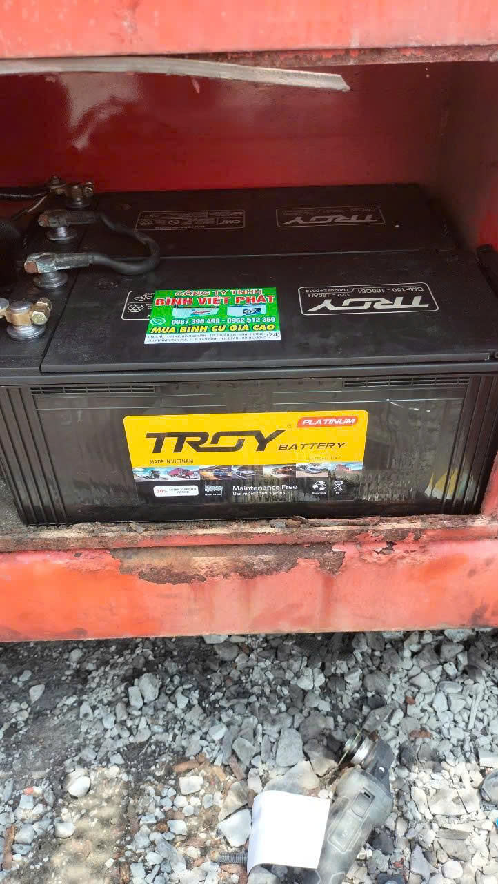 bình ắc quy TROY 12V 120ah khô chính hãng