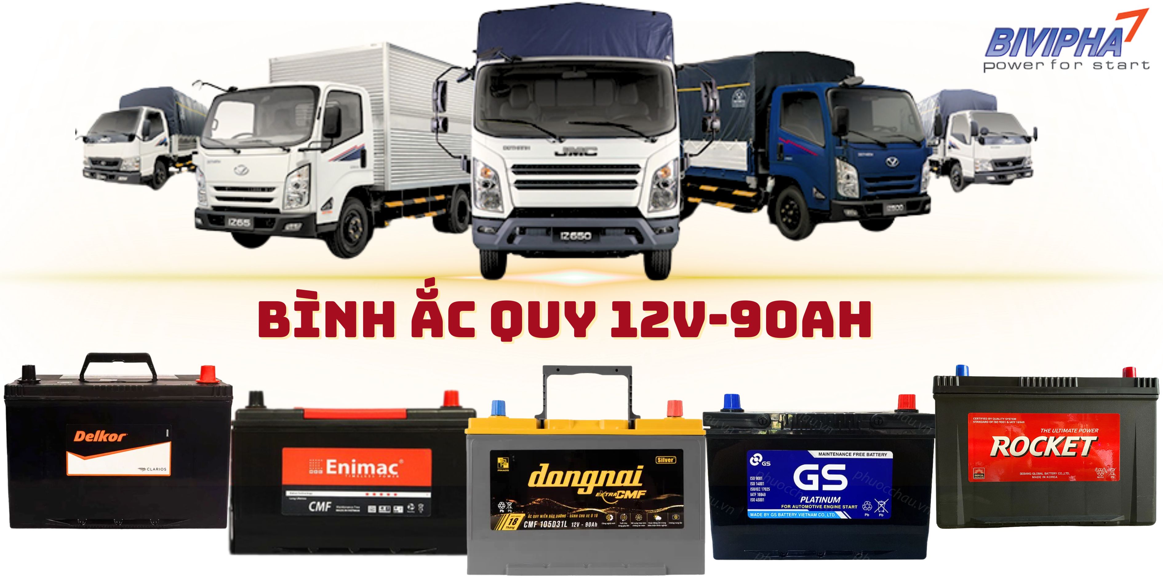 Ắc quy khô 12V 90Ah