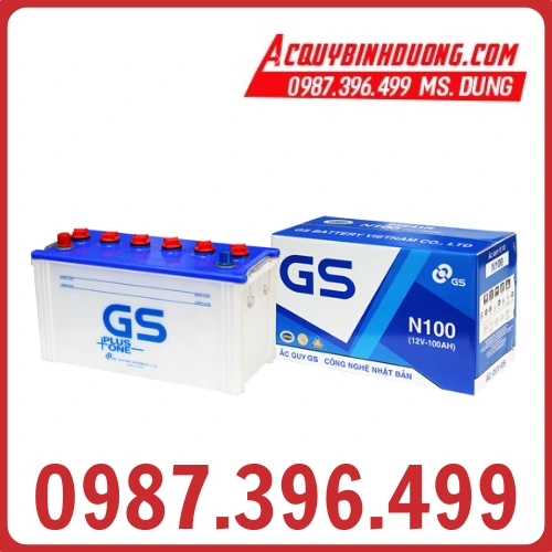 Ắc Quy GS N100 12V-100Ah | Chính Hãng