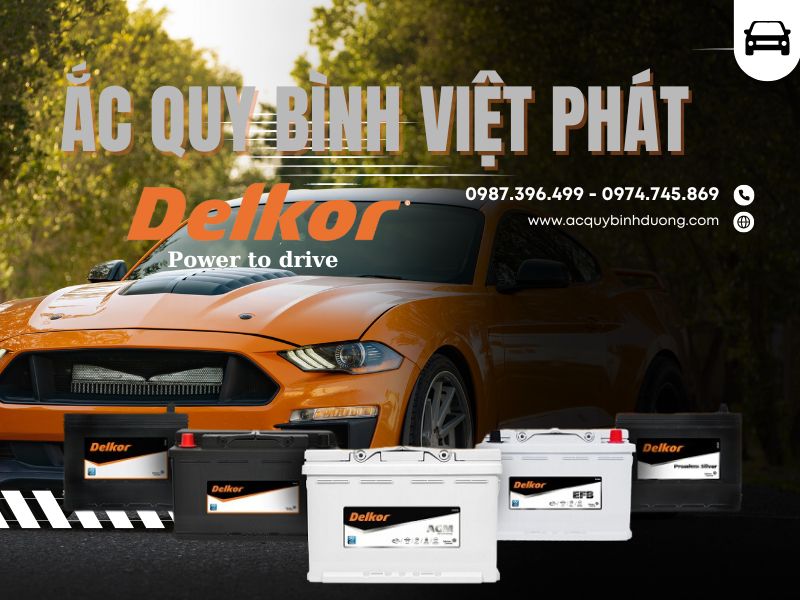 ĐẠI LÝ ẮC QUY DELKOR TẠI BÌNH ĐỊNH