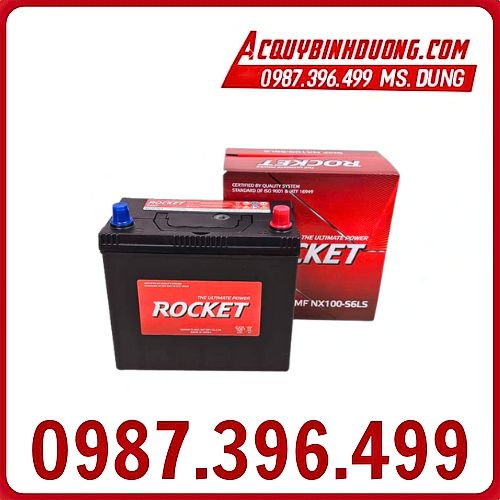 Ắc Quy ROCKET SMF NX100-S6L (12V-45ah) cọc lớn 