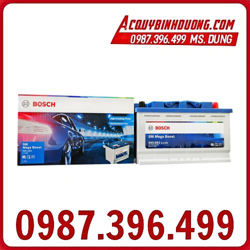 Ắc Quy BOSCH 590.082 DIN90 (12V-90ah)