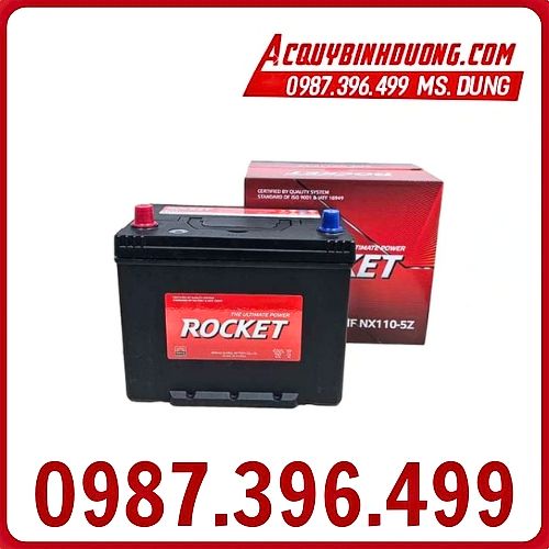 Ắc quy Rocket NX 110-5Z (12V-75ah) 