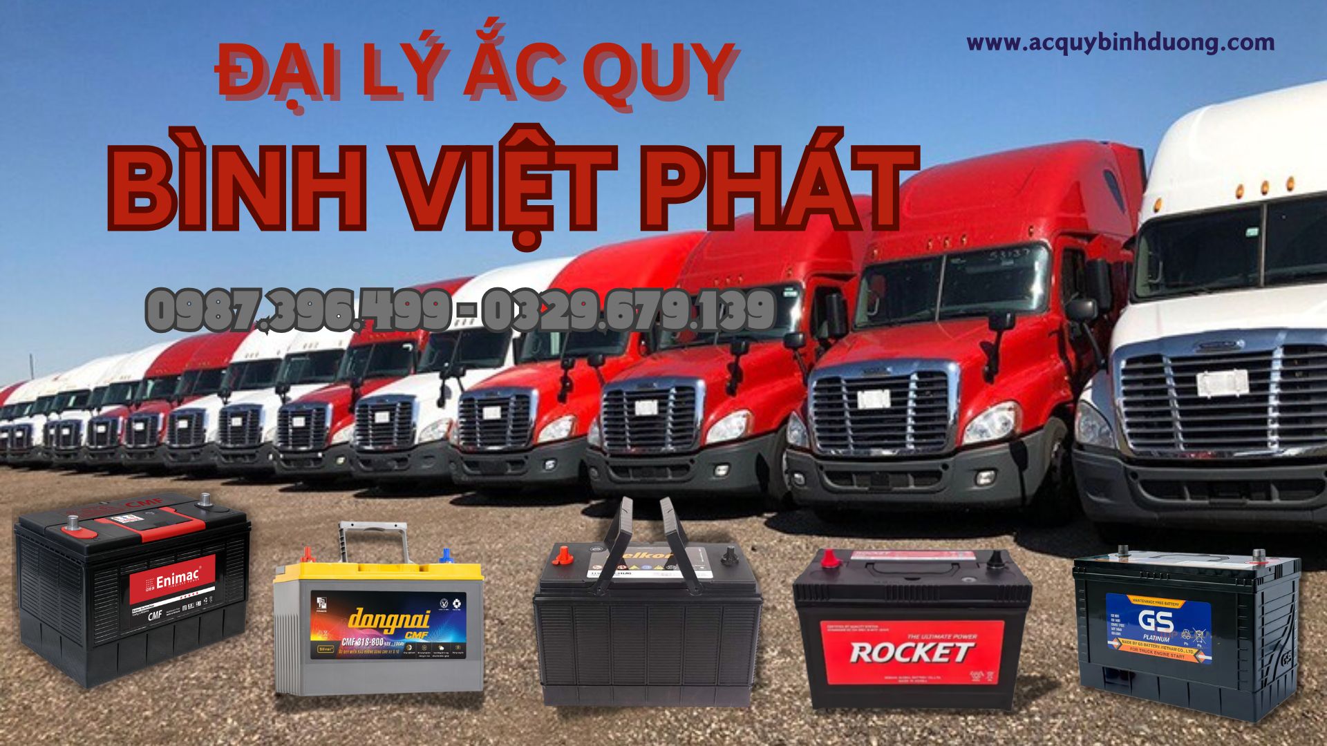BÁO GIÁ BÌNH ẮC QUY KHÔ 12V 100AH CHO XE TẢI