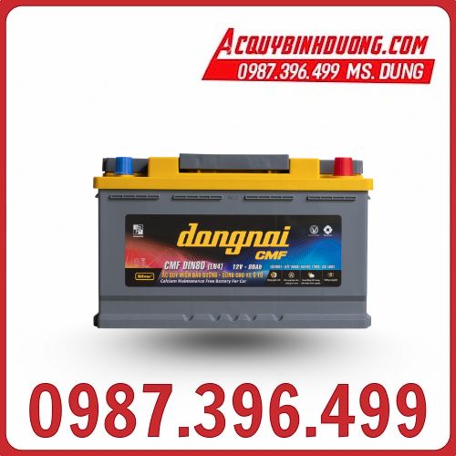 Ắc Quy Đồng Nai CMF DIN80 12V 80Ah
