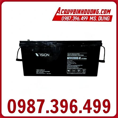 Ắc Quy Vision 6FM200D-X (12V-200ah)