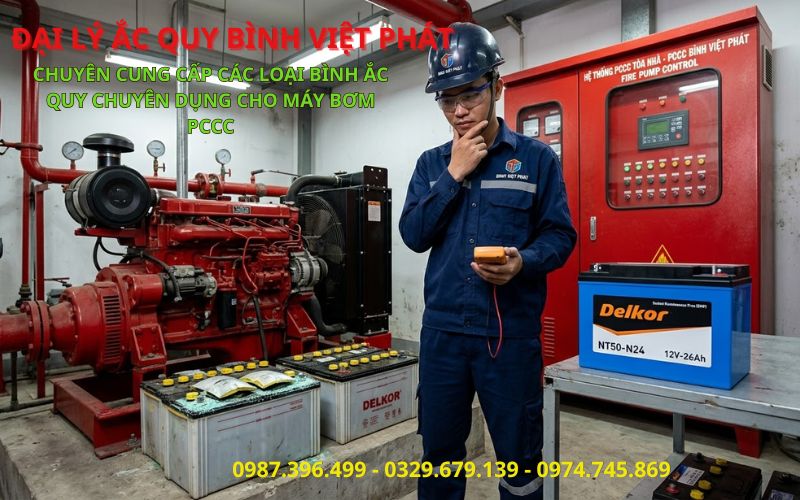 HƯỚNG DẪN LẮP ĐẶT VÀ BẢO DƯỠNG BÌNH ẮC QUY PCCC