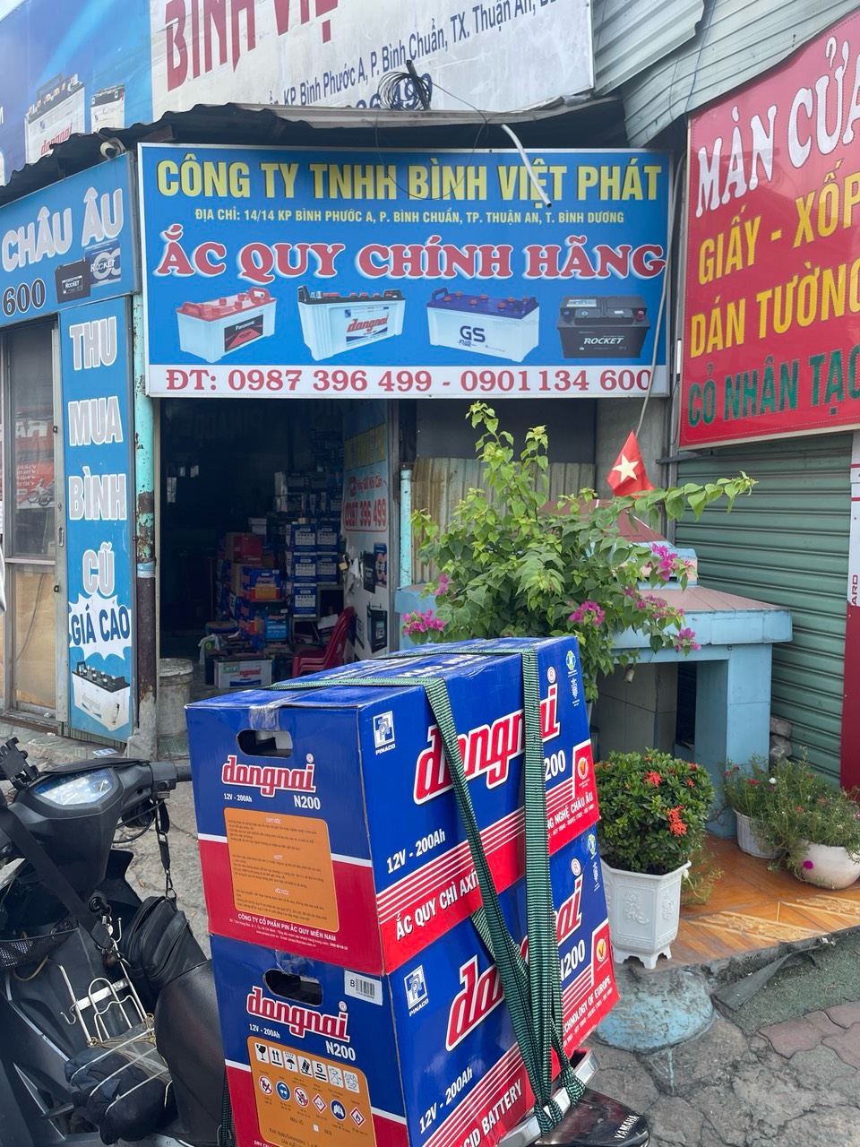 Thay bình ắc quy tại An Phú - Thuận An