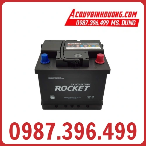 Ắc Quy Rocket 55565 Din55 (12V-55ah) 