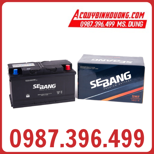 Ắc Quy SEBANG SMF 58014 DIN80 (12V-80ah)