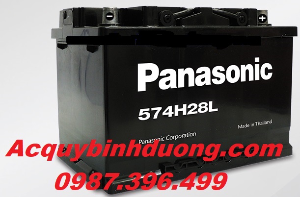 Ắc Quy PANASONIC DIN-574H-28L(12V-74Ah) 